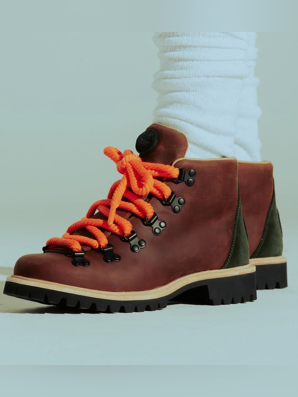 Timberland x Nina Chanel Abney 78 Hiker Boot Rust Brown Limited Edition Collab